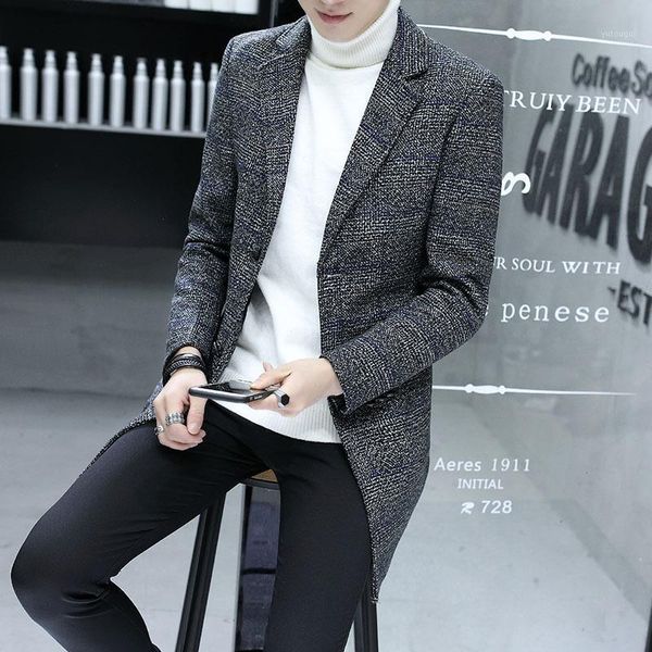 long pockets mens coats 2018 winter single breasted solid wool blend coat and jacket turn down collar male coats1, Black
long pockets mens coats 2018 winter single breasted solid wool blend coat and jacket turn down collar male coats1, Black