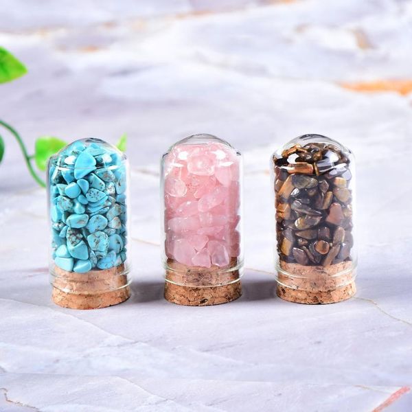 1pc natural crystal gravel specimen rose quartz glass bottle for wedding holiday decoration crafts home decor wishin qylyqp, Black 
1pc natural crystal gravel specimen rose quartz glass bottle for wedding holiday decoration crafts home decor wishin qylyqp, Black