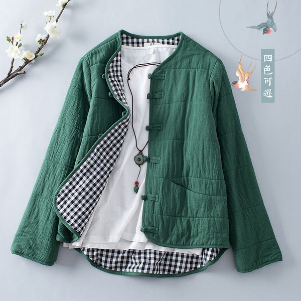 new arrival autumn winter arts style women long sleeve single breasted quilted warm coats cotton linen vintage jackets s556x1016, Black;brown
new arrival autumn winter arts style women long sleeve single breasted quilted warm coats cotton linen vintage jackets s556x1016, Black;brown