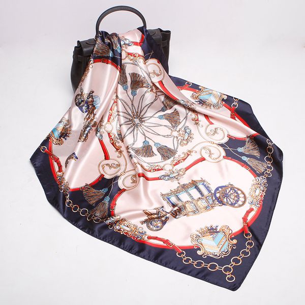 2022 new high-end silk scarf women spring new silk square 90cm shawl, Blue;gray
2022 new high-end silk scarf women spring new silk square 90cm shawl, Blue;gray