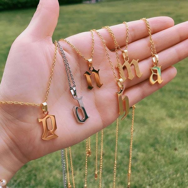for women a-z alphabet letter pendant necklaces fashionable stainless steel necklace glamour jewelry, Golden;silver
for women a-z alphabet letter pendant necklaces fashionable stainless steel necklace glamour jewelry, Golden;silver