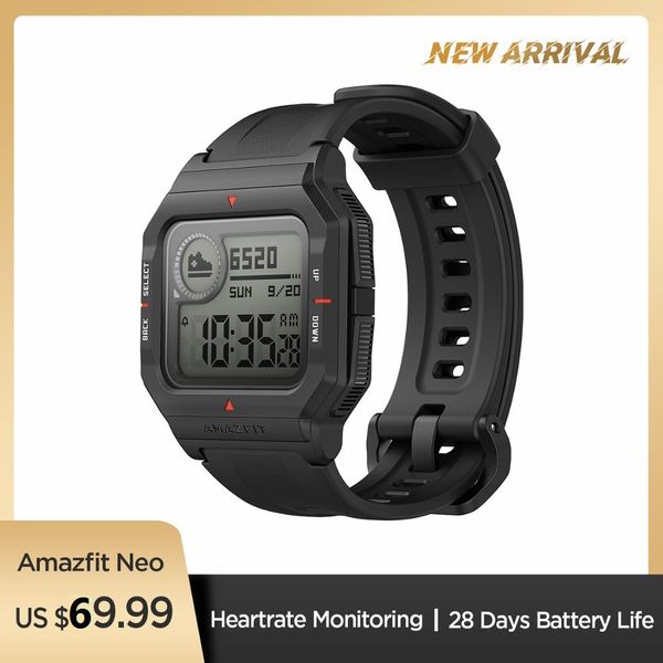 на складе 2020 amazfit neo смарт часы bluetooth smartwatch 5atm heart rate наблюдает 28 дней срока службы батареи оригинал для android ios т 
на складе 2020 amazfit neo смарт часы bluetooth smartwatch 5atm heart rate наблюдает 28 дней срока службы батареи оригинал для android ios т