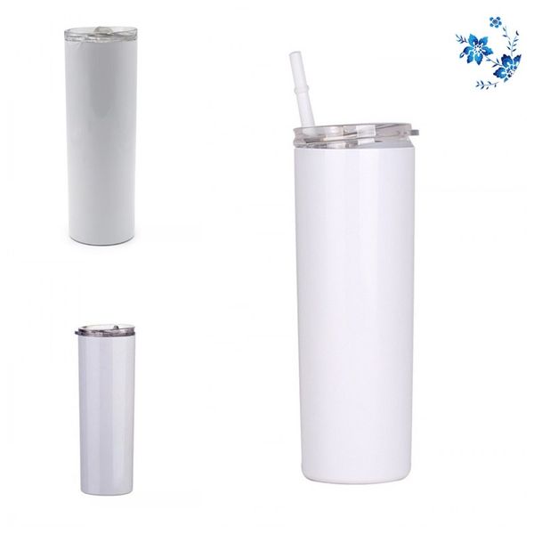 20oz straight skinny sublimation blanks tumblers stainless steel insulated deck mugs plastic transparent straw lids 600ml cup white n2
20oz straight skinny sublimation blanks tumblers stainless steel insulated deck mugs plastic transparent straw lids 600ml cup white n2