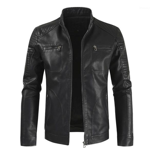 new arrivals mens leather jacket winter men's casual stand collar warm motorcycle pu leather jacket coat male clothes outerwear1, Black
new arrivals mens leather jacket winter men's casual stand collar warm motorcycle pu leather jacket coat male clothes outerwear1, Black