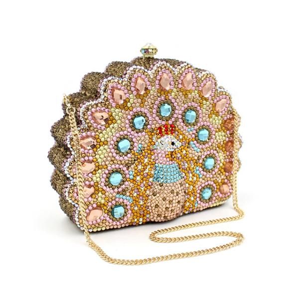 new design peacock shape evening bag gold crystal luxury clutch bag full diamond wallet ladies handbags party purse wedding
new design peacock shape evening bag gold crystal luxury clutch bag full diamond wallet ladies handbags party purse wedding