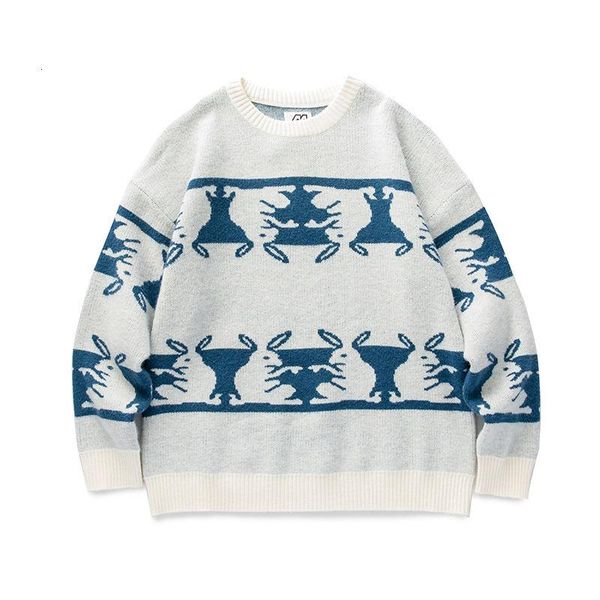 men's sweaters printed jacket autumn and winter thickened loose korean clothes style trend personality knitted bottoming shirt pullover, White;black
men's sweaters printed jacket autumn and winter thickened loose korean clothes style trend personality knitted bottoming shirt pullover, White;black