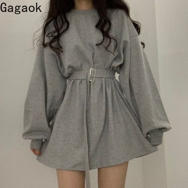 gagaok women casual dress spring autumn new solid o-neck lantern sleeve sashes mini wild loose female fashion dresses ins y200805, Black;pink
gagaok women casual dress spring autumn new solid o-neck lantern sleeve sashes mini wild loose female fashion dresses ins y200805, Black;pink