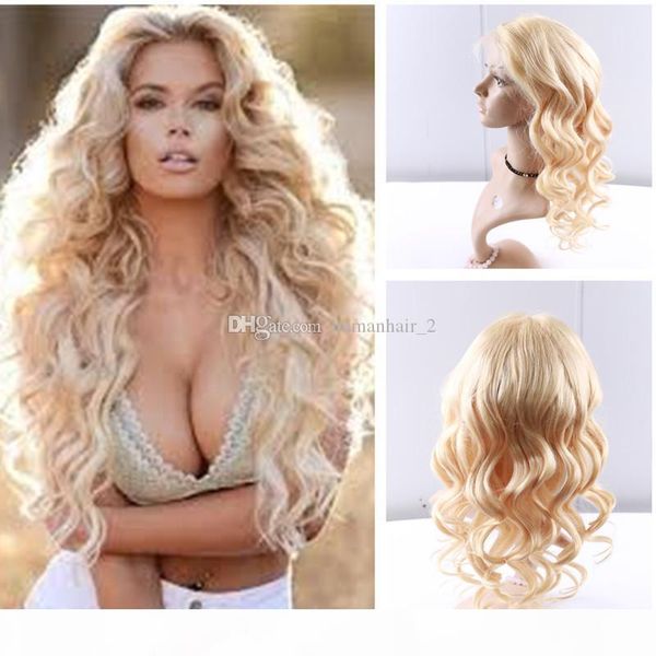 full lace human hair wigs lightest blonde 613 peruvian hair body wave glueless lace front human hair wigs for black white women, Black;brown
full lace human hair wigs lightest blonde 613 peruvian hair body wave glueless lace front human hair wigs for black white women, Black;brown