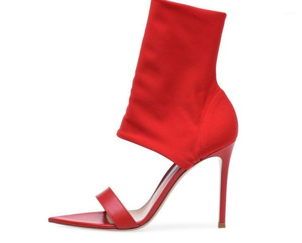 fashion red/black flock peep toe shoes thin heels mid-calf women's sandals big size women's booots1
fashion red/black flock peep toe shoes thin heels mid-calf women's sandals big size women's booots1