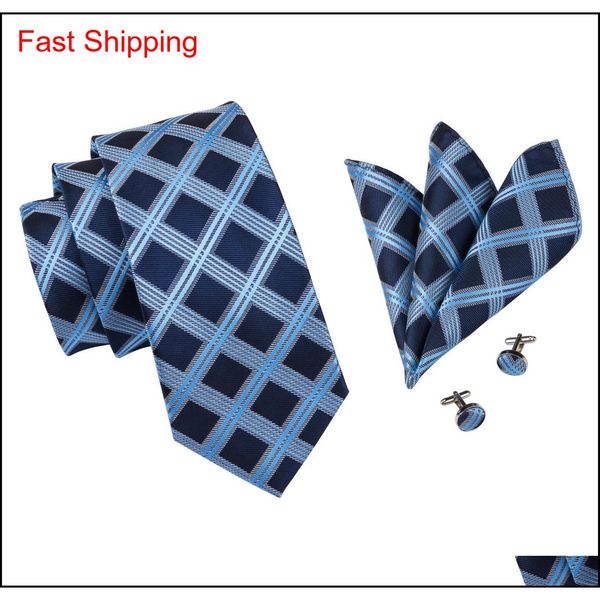 hi-tie 100% silk tie set business men plaid blue necktie handkerchief cufflinks set ties for men wedding par qyllif nana_shop, Blue;white
hi-tie 100% silk tie set business men plaid blue necktie handkerchief cufflinks set ties for men wedding par qyllif nana_shop, Blue;white