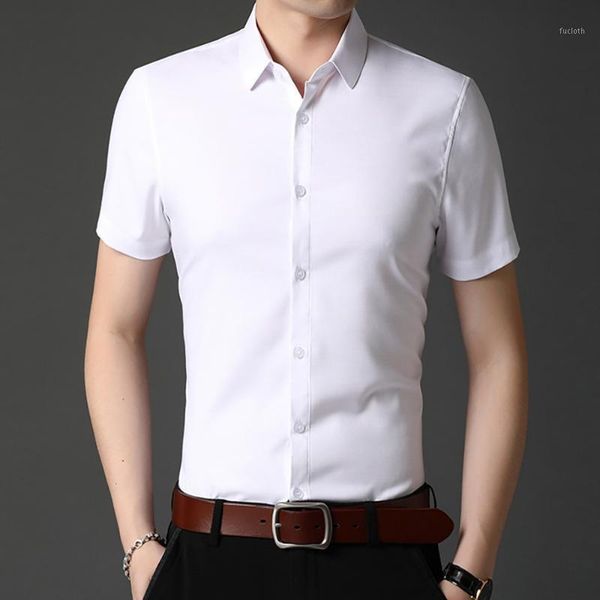 summer short sleeve shirt men's bamboo fiber solid color shirt youth business leisure half sleeve1, White;black
summer short sleeve shirt men's bamboo fiber solid color shirt youth business leisure half sleeve1, White;black