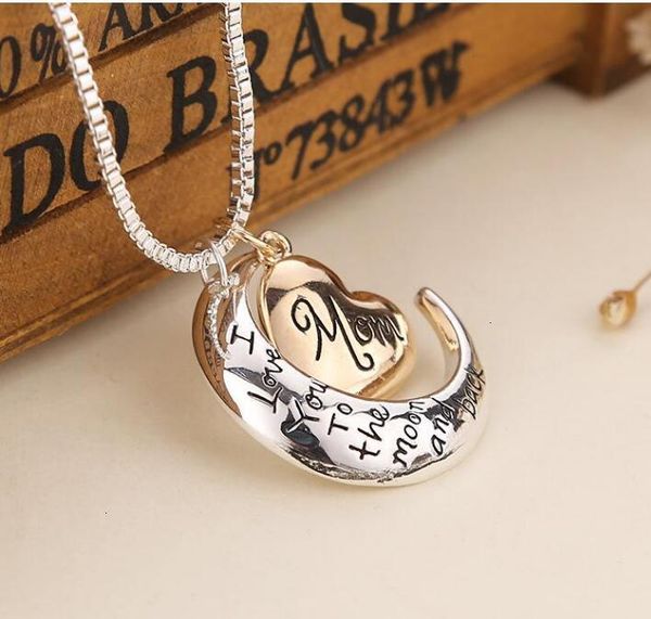 love you to heart i the moon and back mom pendant necklace mother day gift wholesale fashion jewelry gd463e
love you to heart i the moon and back mom pendant necklace mother day gift wholesale fashion jewelry gd463e