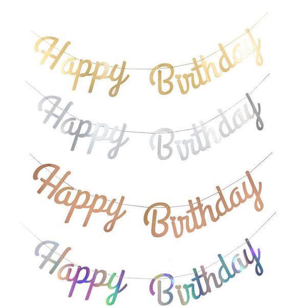 party decoration happy birthday bunting banner letters gold sliver set garlands baby shower
party decoration happy birthday bunting banner letters gold sliver set garlands baby shower