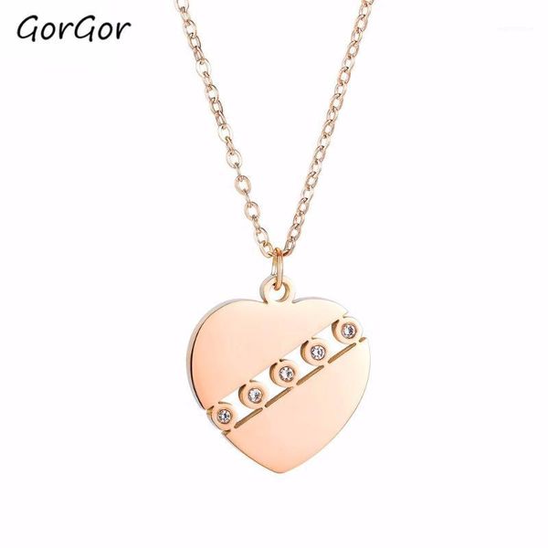 GorGor New Fashion Jewelry Classic Love Hollow-out Rhinestone Pendant Temperament Titanium Steel Womens Necklace 16781, Silver
GorGor New Fashion Jewelry Classic Love Hollow-out Rhinestone Pendant Temperament Titanium Steel Womens Necklace 16781, Silver