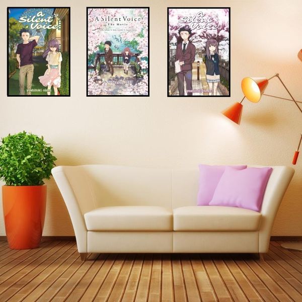 a silent voice posters/a silent voicethe shape of voice poster clear image white coated paper home decoration / japan cartoon
a silent voice posters/a silent voicethe shape of voice poster clear image white coated paper home decoration / japan cartoon