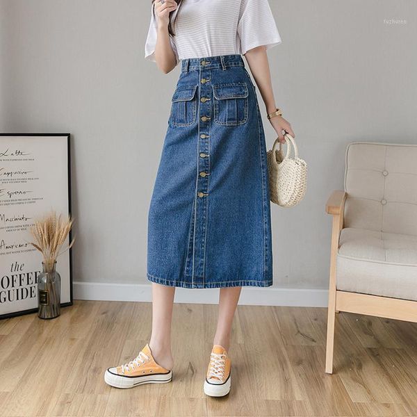 ladies long denim skirts womens vintage high waist jeans skirt button pocket straight a-line pencil elegant cowboy skirts1, Black
ladies long denim skirts womens vintage high waist jeans skirt button pocket straight a-line pencil elegant cowboy skirts1, Black