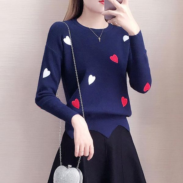 2020 new autumn women sweaters o-neck knitted pullover embroidery slim knitwear jumpers pull femme top, White;black
2020 new autumn women sweaters o-neck knitted pullover embroidery slim knitwear jumpers pull femme top, White;black