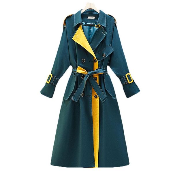 fashion blue windbreaker women's mid-length british style 2021 spring autumn new waist temperament knee-length trench coat 84c, Tan;black
fashion blue windbreaker women's mid-length british style 2021 spring autumn new waist temperament knee-length trench coat 84c, Tan;black