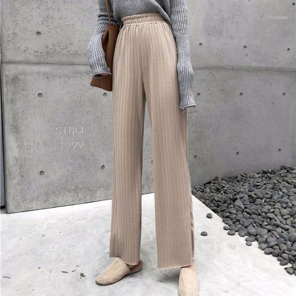 casual thicken striped wide leg pants women elastic waist loose knitted pants female casual knitted trousers 2020 autumn winter1, Black;white
casual thicken striped wide leg pants women elastic waist loose knitted pants female casual knitted trousers 2020 autumn winter1, Black;white