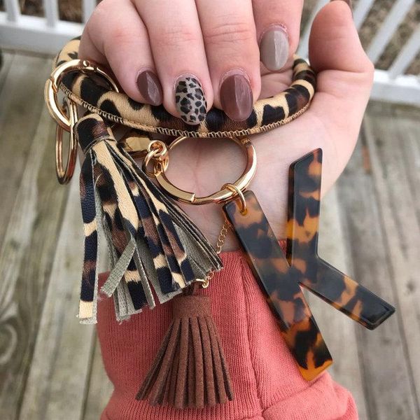 keychains 2pcs tassel leopard print a-z initial for ladies acetate pendant bangle exaggerated big round keychain wrist strap, Silver
keychains 2pcs tassel leopard print a-z initial for ladies acetate pendant bangle exaggerated big round keychain wrist strap, Silver