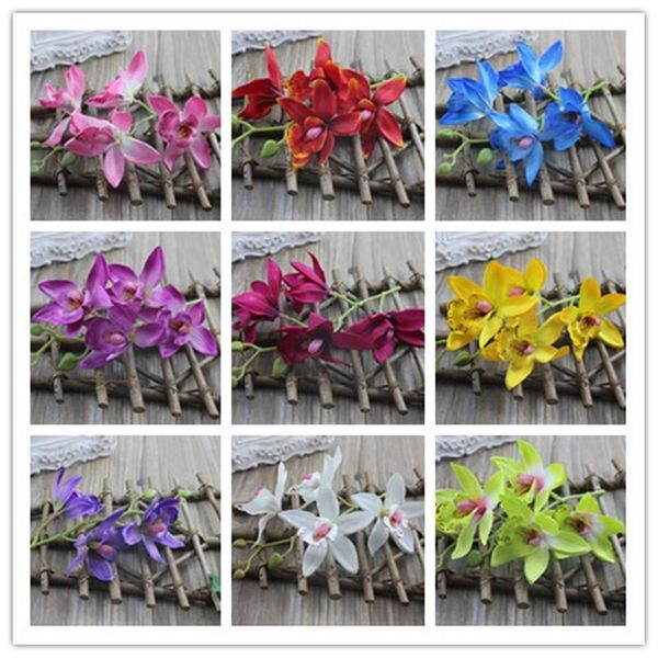 decorative flowers & wreaths 1pcs artificial butterfly orchid silk flower for home garden phalaenopsis bouquet wedding decor fake simulation
decorative flowers & wreaths 1pcs artificial butterfly orchid silk flower for home garden phalaenopsis bouquet wedding decor fake simulation