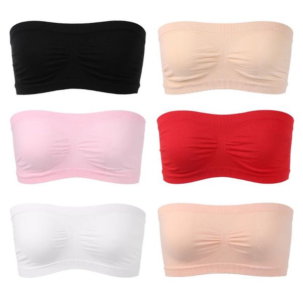 bustiers & corsets women wraps seamless strapless high elastic wrapped invisible chest tube fashion breathable sports bra, Black;white
bustiers & corsets women wraps seamless strapless high elastic wrapped invisible chest tube fashion breathable sports bra, Black;white