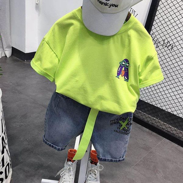 2pcs wlg boys clothes kids summer white green cartoon short sleeve t shirt and denim blue short set baby boy casual outfits1
2pcs wlg boys clothes kids summer white green cartoon short sleeve t shirt and denim blue short set baby boy casual outfits1