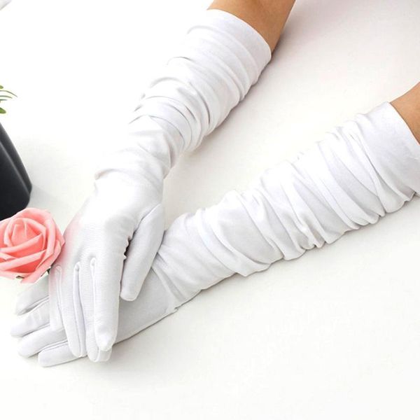 long gloves solid 2020 woemn gentle chic stretch satin finger long gloves women costume white gray sunscreen1, Blue;gray
long gloves solid 2020 woemn gentle chic stretch satin finger long gloves women costume white gray sunscreen1, Blue;gray