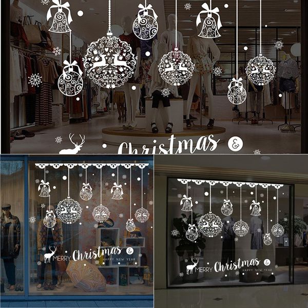 window removable christmas bells deer stickers shop wall home decoration supplies 2021vv
window removable christmas bells deer stickers shop wall home decoration supplies 2021vv