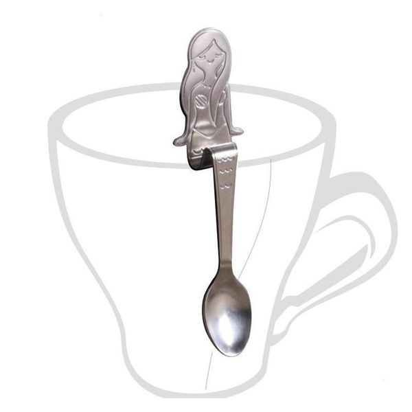 304 stainless steel spoon mermaid bending hanging cup spoon creative coffee tea supplies tableware shipping
304 stainless steel spoon mermaid bending hanging cup spoon creative coffee tea supplies tableware shipping