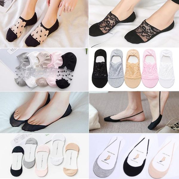 socks & hosiery 3/4/5pair invisible boat for women girls lace no show slippers non-slip soft cotton breathable slipper, Black;white
socks & hosiery 3/4/5pair invisible boat for women girls lace no show slippers non-slip soft cotton breathable slipper, Black;white