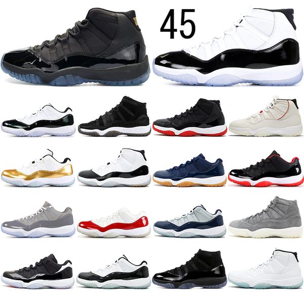 2020 jumpman 11 11s низкий белый разводной concord 45 баскетбольные обувь se металлические золотые pantone ovo серые мужчины женщины кроссов, White;red
2020 jumpman 11 11s низкий белый разводной concord 45 баскетбольные обувь se металлические золотые pantone ovo серые мужчины женщины кроссов, White;red