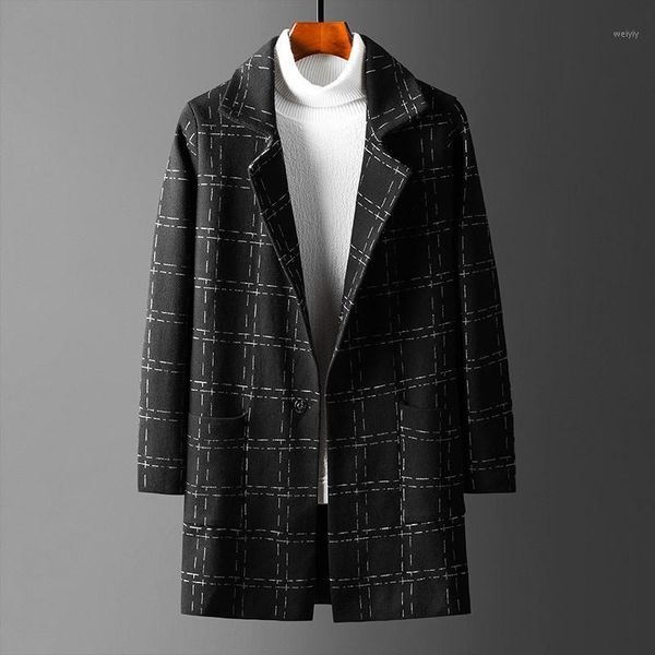 black checkered long cardigan men turn down collar sweaters winter jacket full sleeve trench coats with pockets korean clothes1, White;black
black checkered long cardigan men turn down collar sweaters winter jacket full sleeve trench coats with pockets korean clothes1, White;black