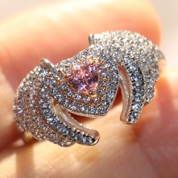 original unique luxury jewelry 925 sterling silver pear cut pink sapphire cz diamond angle wings party women wedding band ring for lovers, Slivery;golden
original unique luxury jewelry 925 sterling silver pear cut pink sapphire cz diamond angle wings party women wedding band ring for lovers, Slivery;golden