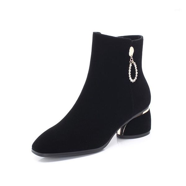 boots women pumps platform chunky heels round toe ankle mujer ladies zip increase high heeled size 34-431, Black
boots women pumps platform chunky heels round toe ankle mujer ladies zip increase high heeled size 34-431, Black