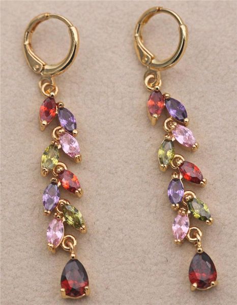 dangle & chandelier cute trendy drop earrings for women gold color earring with leaf waterdrop rainbow zircon luxury jewelry wedding party, Silver
dangle & chandelier cute trendy drop earrings for women gold color earring with leaf waterdrop rainbow zircon luxury jewelry wedding party, Silver