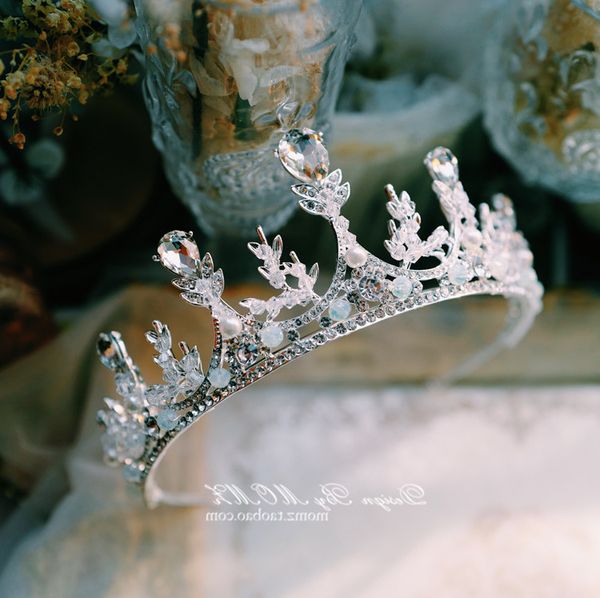 sfairy european luxury bride baroque headdress super crown wedding dress korean gold net red same style s, Silver
sfairy european luxury bride baroque headdress super crown wedding dress korean gold net red same style s, Silver