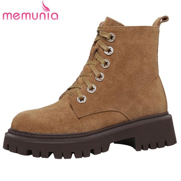 boots memunia 2021 thick fur winter shoes women snow suede leather round toe warm comfortable casual ankle, Black
boots memunia 2021 thick fur winter shoes women snow suede leather round toe warm comfortable casual ankle, Black