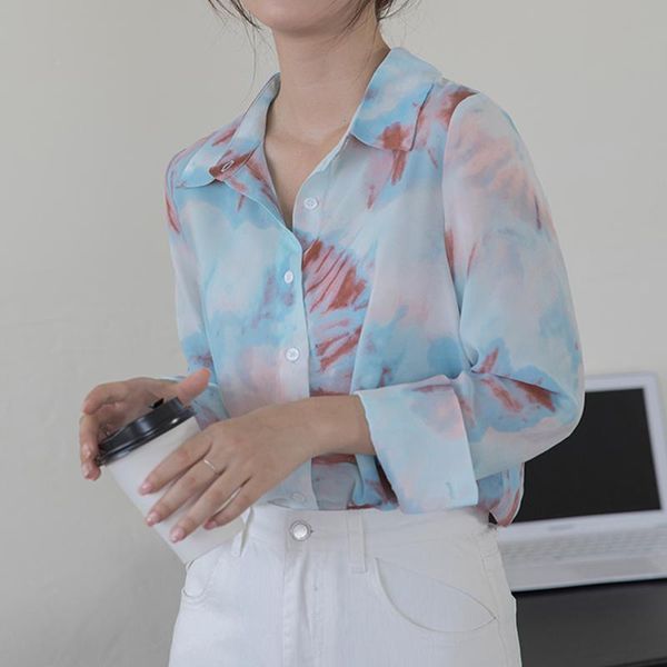 women's blouses & shirts 2021 autumn women elegance print blouse vintage long sleeve chiffon shirt office lady button up korean chic t, White
women's blouses & shirts 2021 autumn women elegance print blouse vintage long sleeve chiffon shirt office lady button up korean chic t, White