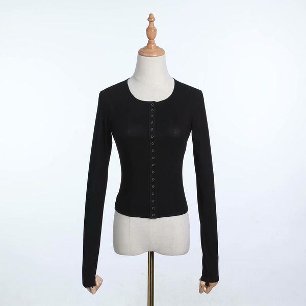 summer new women's fashion solid color thin down button button buttont-shirt buttonslong sleeve slim t-shirt cardigan c6987 x7k9s, White
summer new women's fashion solid color thin down button button buttont-shirt buttonslong sleeve slim t-shirt cardigan c6987 x7k9s, White