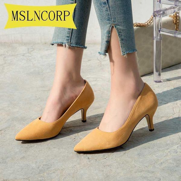dress shoes plus size 34-43 women's high heels bride party mid heel pointed toe kid suede shallow mouth women shoes1, Black
dress shoes plus size 34-43 women's high heels bride party mid heel pointed toe kid suede shallow mouth women shoes1, Black