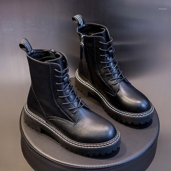 yiluan boots female women shoes ankle 2020 autumn winter new genuine leather thick with short boots motorcycle student shoes1, Black
yiluan boots female women shoes ankle 2020 autumn winter new genuine leather thick with short boots motorcycle student shoes1, Black