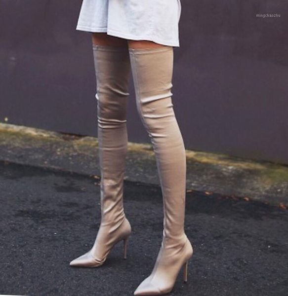 2021 thigh high boots over the knee elastic stretch boots women botas mujer knee high heels sock new1, Black
2021 thigh high boots over the knee elastic stretch boots women botas mujer knee high heels sock new1, Black