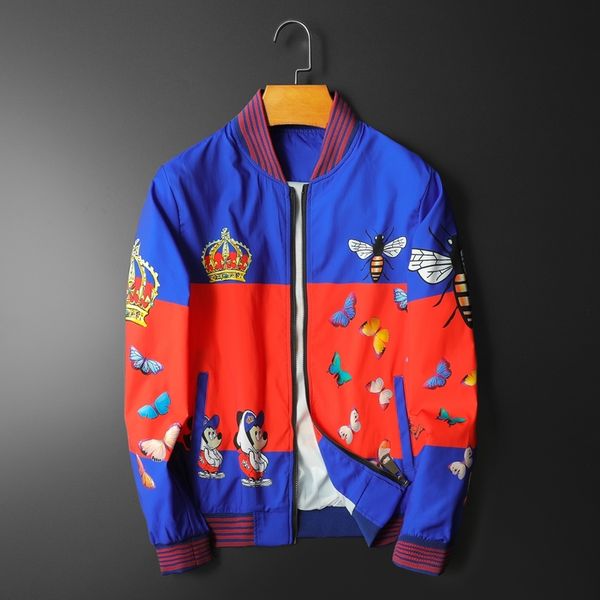 men 2021 new luxury prime rib crown butterfly high jackets abstract digital jacket # c19 vmld, Black;brown
men 2021 new luxury prime rib crown butterfly high jackets abstract digital jacket # c19 vmld, Black;brown