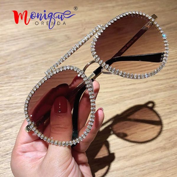 sunglasses oversize metal frames luxury diamond vintage sun glasses for women eyewear mens driving mirror shades, White;black
sunglasses oversize metal frames luxury diamond vintage sun glasses for women eyewear mens driving mirror shades, White;black