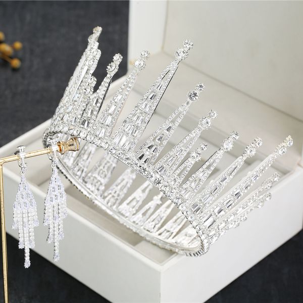 bridal wedding dress headdress crown net red 2020 new european style high end atmosphere baroque, 18-year-old adult, Silver
bridal wedding dress headdress crown net red 2020 new european style high end atmosphere baroque, 18-year-old adult, Silver
