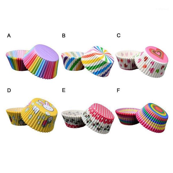 cake tools 100pcs / set colorful baking cups oil proof muffin chocolate paper cup safe and durable holiday party supplies1
cake tools 100pcs / set colorful baking cups oil proof muffin chocolate paper cup safe and durable holiday party supplies1