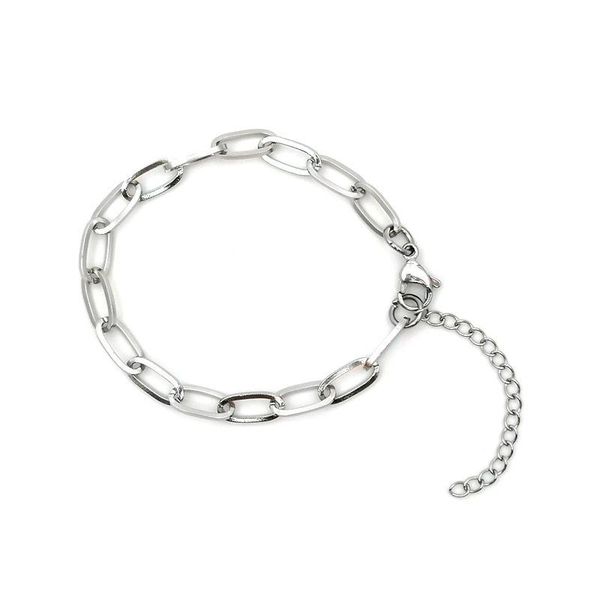 link, chain fashion square line titanium steel stainless adjustable bracelet simple hip hop, Black
link, chain fashion square line titanium steel stainless adjustable bracelet simple hip hop, Black