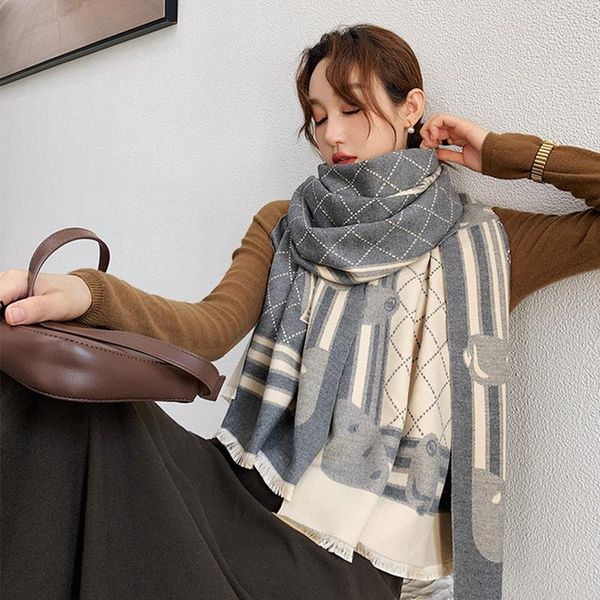 scarves 2021 winter warm scarf women cashmere shawl wraps tower print thick blanket female hijab store, Blue;gray
scarves 2021 winter warm scarf women cashmere shawl wraps tower print thick blanket female hijab store, Blue;gray