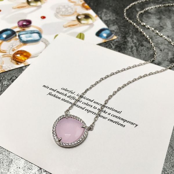 accking triangular colored stone mini pavé multi-section candy crystal necklace pandent for women girl gift, Silver
accking triangular colored stone mini pavé multi-section candy crystal necklace pandent for women girl gift, Silver